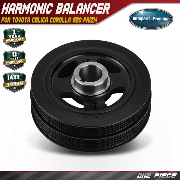 Unbranded Engine Harmonic Balancer for Toyota Celica 90-97 Corolla 89-97