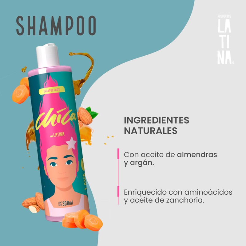LATINA® | Shampoo - CHICA® | Shampoo Sin Sulfatos y