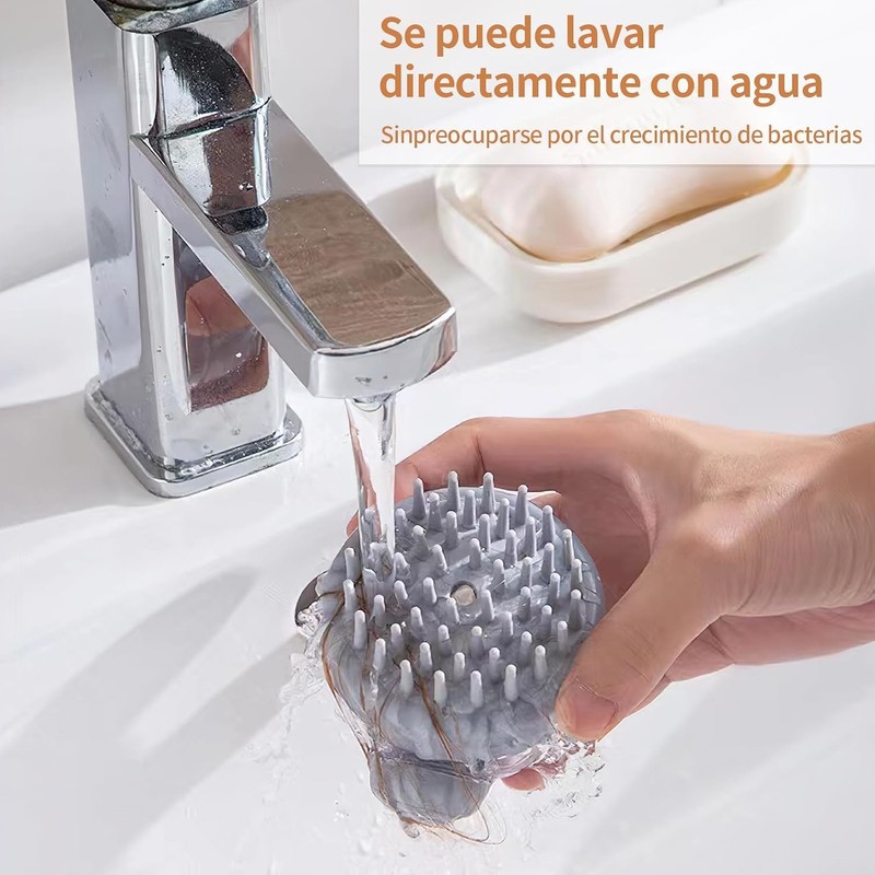 GeorgeX Cepillo Corporal de Silicona, 2 Pcs Cepillo de Baño