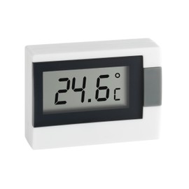 TFA Dostmann Digitales Thermometer, 30.2017.02, zur Messung der Innentemperatur, klein und handlich, weiß, L 54 x B 16 (30) x H 39 mm