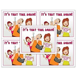 Custom Recall Laser Reminder Postcards, Dental Appointment Reminder Postcards. 4 Cards Perforated for Tear-off at 4.25" x 5.5" on an 8.5" x 11" Sheet of 8 Pt Card Stock. (500)