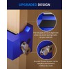 DAYDOOR Professional Cabinet Clamps 4 Pack, Heavy-Duty Cast Steel, Integrated