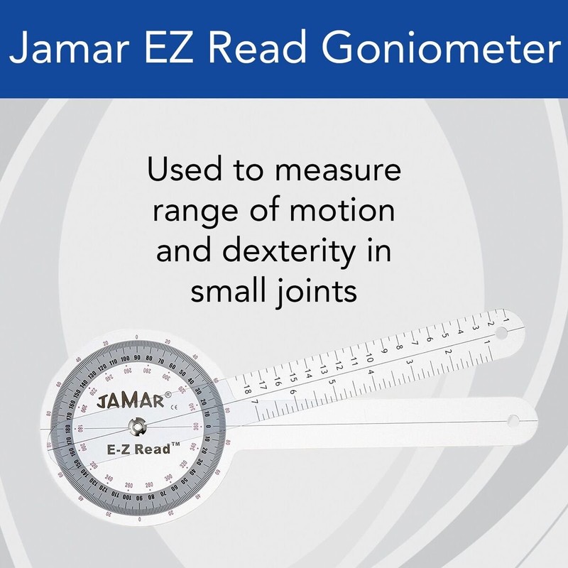 Jamar 52625 EZ Read Goniometer, 6.75" Length