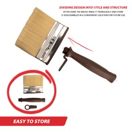 SIZAH Shed & Fence Block Brush, For Shed & fences, Professional Paint Brushes, for Shed & Fences.