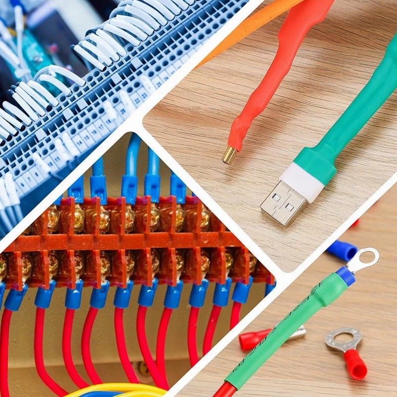 Lostrain Terminales Aisladas Conectores Con Tubos Termorretráctiles
