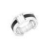 s.Oliver 2035800 Men's Ring Stainless Steel Bicolour Comes in Jewellery