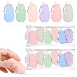 Newofview Pack of 12 Correction Rollers Correction Mouse 5 m x 5 mm Correction Tape, Mini Correction Tape, Roll Mouse for Students, Children, Kawaii School Supplies Aesthetic