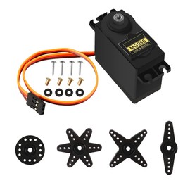 4Pcs MG995 RC Servo Moto Metal Gear Servo High Speed Torque Digital Servo Motor Compatible with Smart Car Robot Boat RC Helicopter Airplane Control JR Futaba (Control Angle 180)