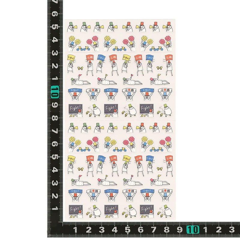 82385-006 Notebook Sticker/Sticker Peel Off Achievement Sticker [Support Ojisan Pattern]