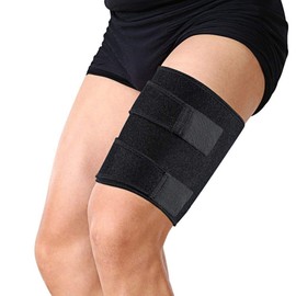 Medical Grade Thigh Hamstring Support Compression Brace Wrap Adjustable Neoprene Sports Leg Sleeve for Pulled Hamstring Strain Injury Rehab for Gym,Running, Fitness, Football, Badminton, Basketball