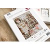 Luca-S Cross-Stitch Kit Santa in White Coat, Counted Cross-Stitch Kit