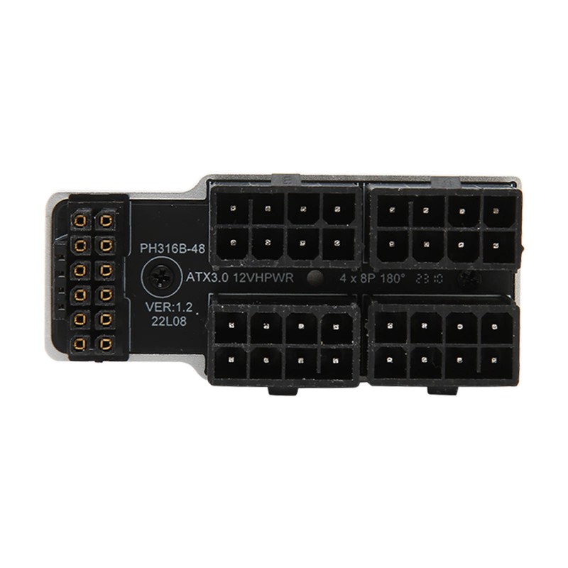 ATX 4 8P Up Angled Adapter 32P To 16P 600W