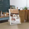 NPPLUS A5 Acrylic Leaflet Holder: 2 Pack Clear Brochure Stand