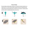 Umbrella,Windproof Waterproof Golf Umbrella,Double Layer Folding Inverted Anti-UV Protection Umbrellas,Reverse