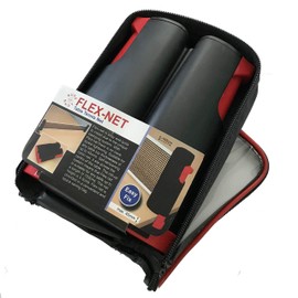 Sure Shot Unisex Syed Flex Table Tennis Net and Post, Black Red, 6 Inch height x 5 Inch length max UK