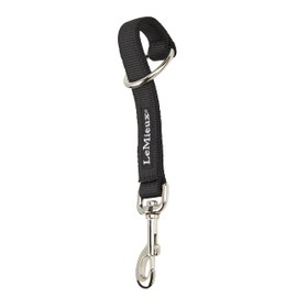 LeMieux Hook & Loop Strap - Black - Tough Nylon with Solid Metal Fittings - One Size