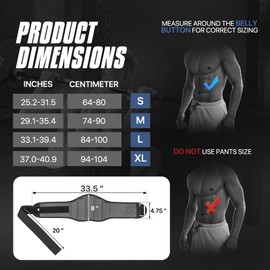 MADOG Weight Lifting Belt, 8 Inch Men and Wome Weightlifting Belt Padded Lumbar & Back Support for Squats, Cross Training, Deadlift, Thrusters
