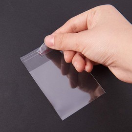 PH PandaHall Transparent OPP Bags, Approx. 1,000 Sheets with Tape, Cellophane Bags, Beads, Parts, Trinket Storage, Jewelry Storage, OPP Bag, Wrapping Bag, Gift Bag, Poly Bag, Small Storage Bag, 3.1 x