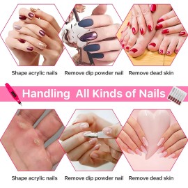 Joyday Portable Electric Nail Drill Kit, Electrical Nail File Kit, Nail Dremel Tool
