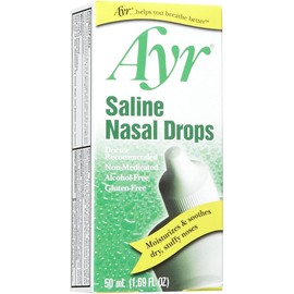 Ayr Saline Nasal Drops 50 mL (Pack of 2)