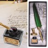 Feather Pen Exquisite Vintage Elegant Stainless Steel Smoothly Writing Wear