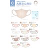 [millarouge] 3Dマスク 立体マスク 不織布 血色 不織布 カラー 立体 使い捨て 小顔