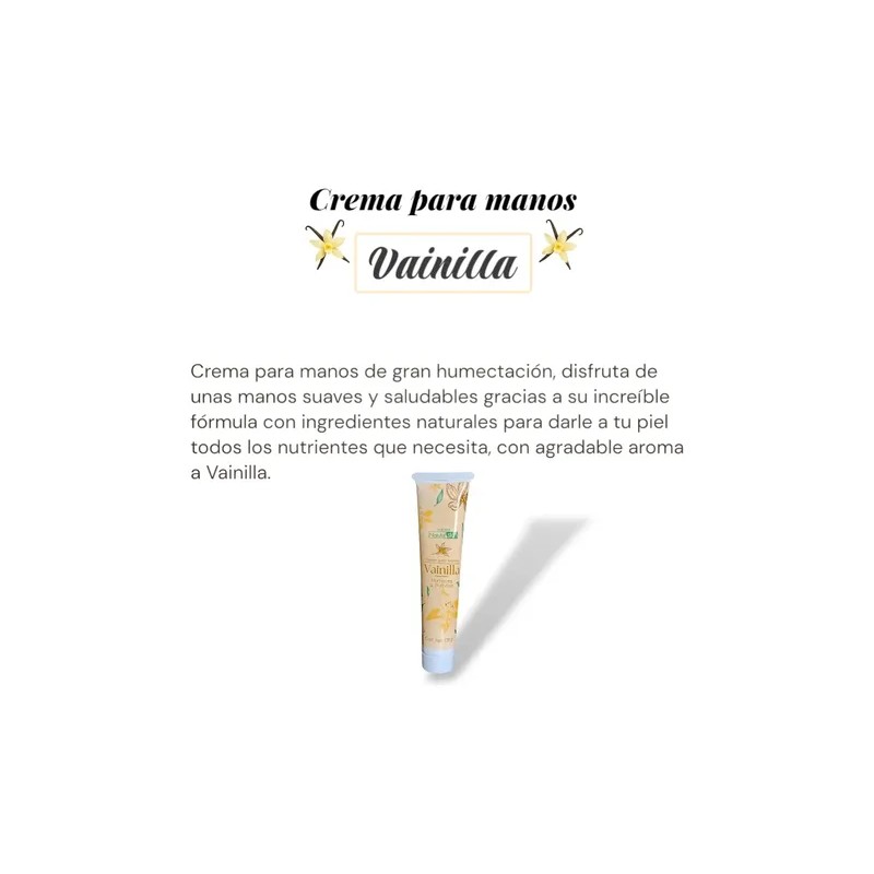 Crema Para Manos Humectante Hidratante Vainilla Arabela 120g