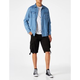 Alpha Industries Men Shorts Jet Black W 33