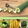 2pcs Potato Spiral Cutter Stainless Steel Plastic Spiral Cutter Knives