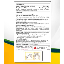 Benzedrex Nasal Decongestant Inhaler (Pack of 3)