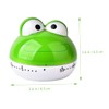 MAGICLULU 2pcs Cute Frog Mechanical Timer for Compact Countdown Clock