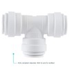 John Guest Speedfit 1/4 Inch Union Tee Connector, Push to