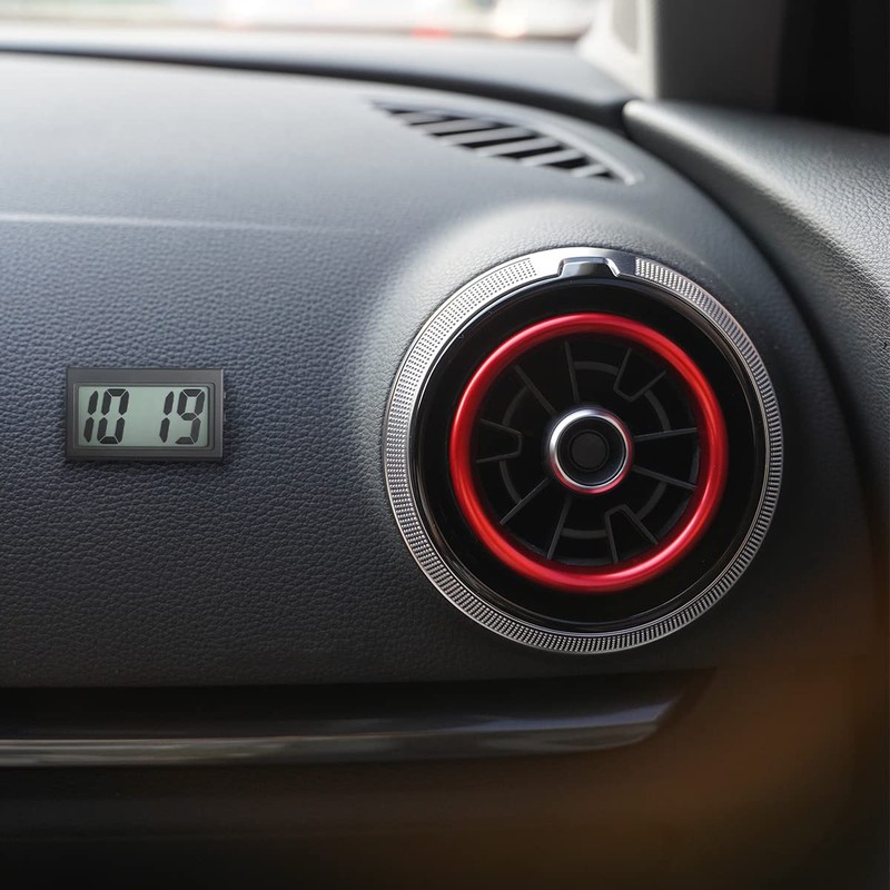 Osilly Mini Digital Clock for Car Dashboard, Battery Operated &