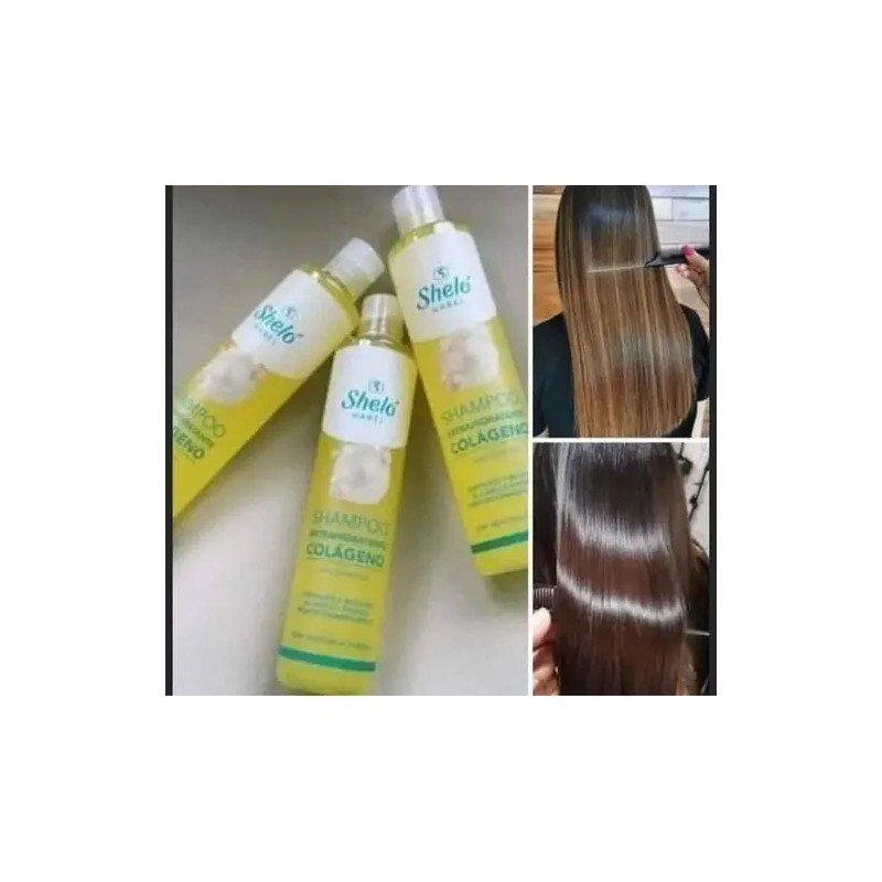 2 Shampoo Extra Hidratante Colágeno Reparador Sheló Nabel