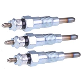 JEENDA 3 bujías luminosas M811937 MIU802457 para John Deere X495 X595 X740 X744 X748 X749 X750 X754 X758 1435 1023E 1025R 1026R 2025R 25R 2026R. 2305 2320 2030A 850D 855D Yanmar Engine 3TNV76 3TNM74 3TNV70