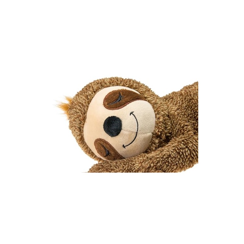 Karlie Sloth Dog Toy, Plush, Brown, 55 x 26 x