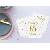 Cheers to 65 Years Cocktail Napkins | Happy 65th Birthday