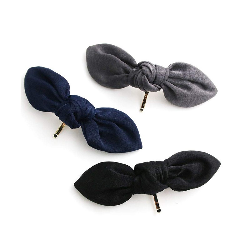 Vingtaine H7313 Basic Color, Wired, Ribbon Pony Hook, Hair Cuff,