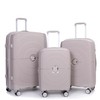 Travelhouse Expandable Suitcases Set 3-Piece Hardshell Luggage Set with Spinner