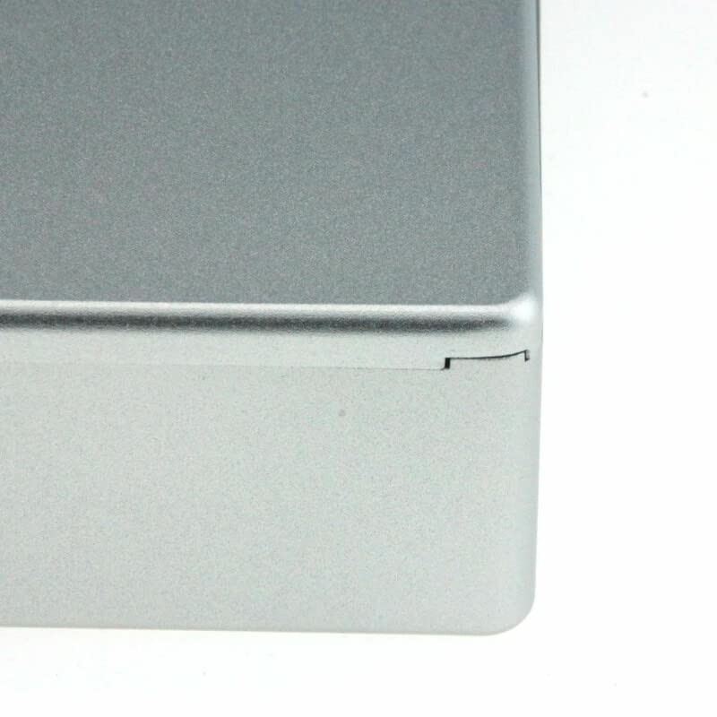 V&M 1590G+ Aluminium Project Box/Housing, Black, Sliding Magnetic Closure, 99