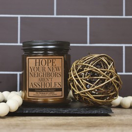 House Warming Gifts New Home 2025 for Women Men Friends - Funny Housewarming Candle, Present for Hostess, Apartment, Birthday, Moving, Farewell, Best Neighbor Ideas, 100% Soy Wax, Made in USA