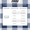 XWZO Checkered 70 Inch Round Tablecloth - Waterproof and Dustproof