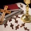 9PCS Cross My Heart, Encouragement Gift, Wooden Pocket Cross, Handheld