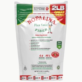 Nopalina Flax Seed Fiber Supplement 2 lb Bag