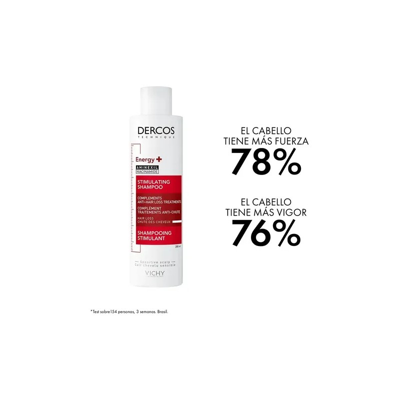 Shampoo Estimulante Vichy Dercos Anticaída 200 Ml