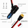 YINGAYOU Cavo XT60 Accendisigari con Interruttore 14AWG 20A Cavo Ricarica