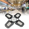 LED Garage Lights Foldable 4 Leaves 100W High Brightness Energy