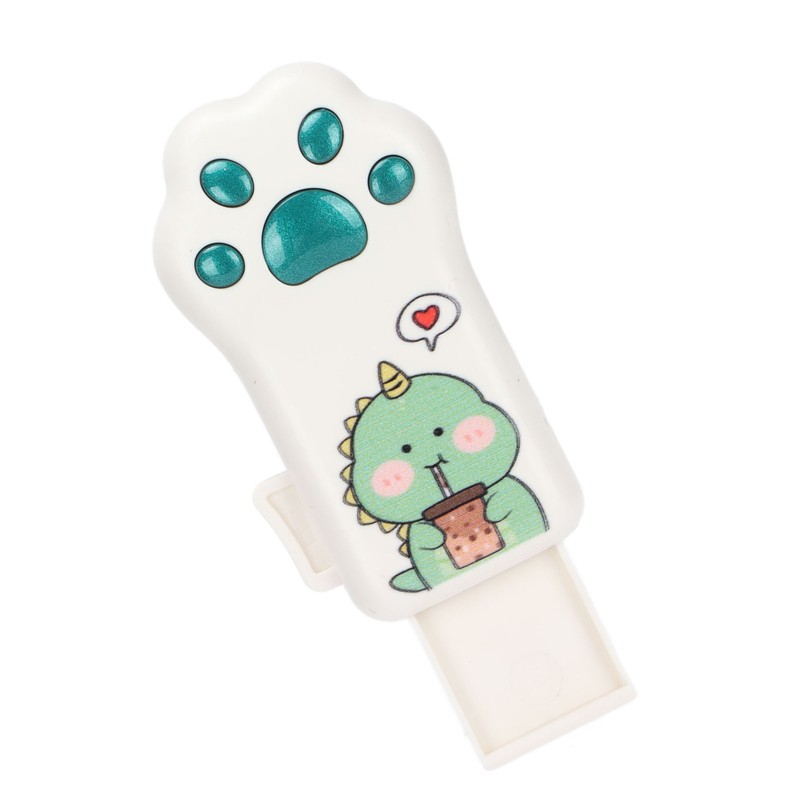 Flash Drive Green Dinosaur Pattern Cat Paw Shape USB2.0 Memory