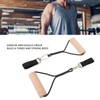 Wooden Gymnastic Rings Portable Pull Up Handles Arm Strength Trainer