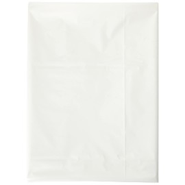 Unique Rectangular Plastic Table Cover, 54" x 108", White